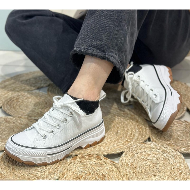 Zapatillas de Lona Bajas