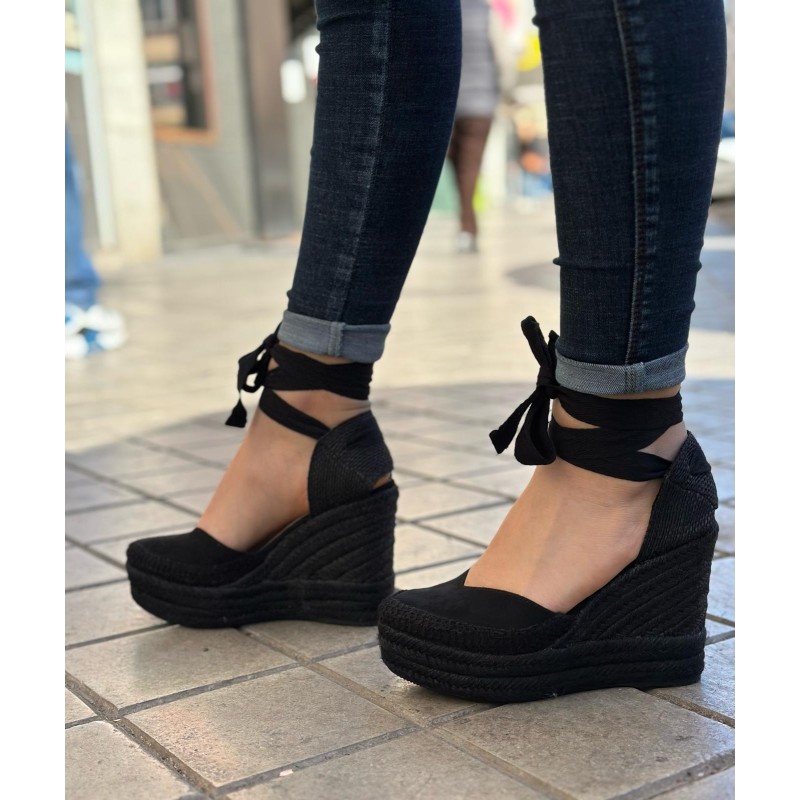 Esparteñas Cuña Alta y Con Cinta