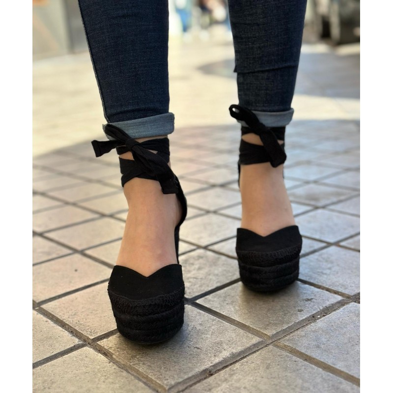 Esparteñas Cuña Alta y Con Cinta