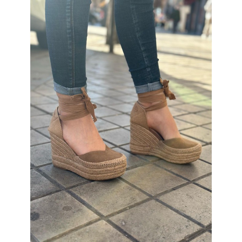 Esparteñas Cuña Alta y Con Cinta