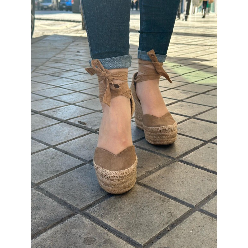 Esparteñas Cuña Alta y Con Cinta