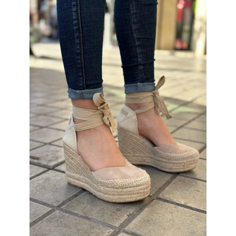 Esparteñas Cuña Alta y Con Cinta