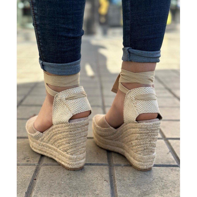 Esparteñas Cuña Alta y Con Cinta