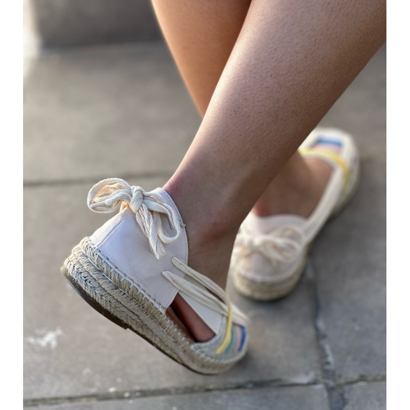 Esparteñas Bajas Con Lazo