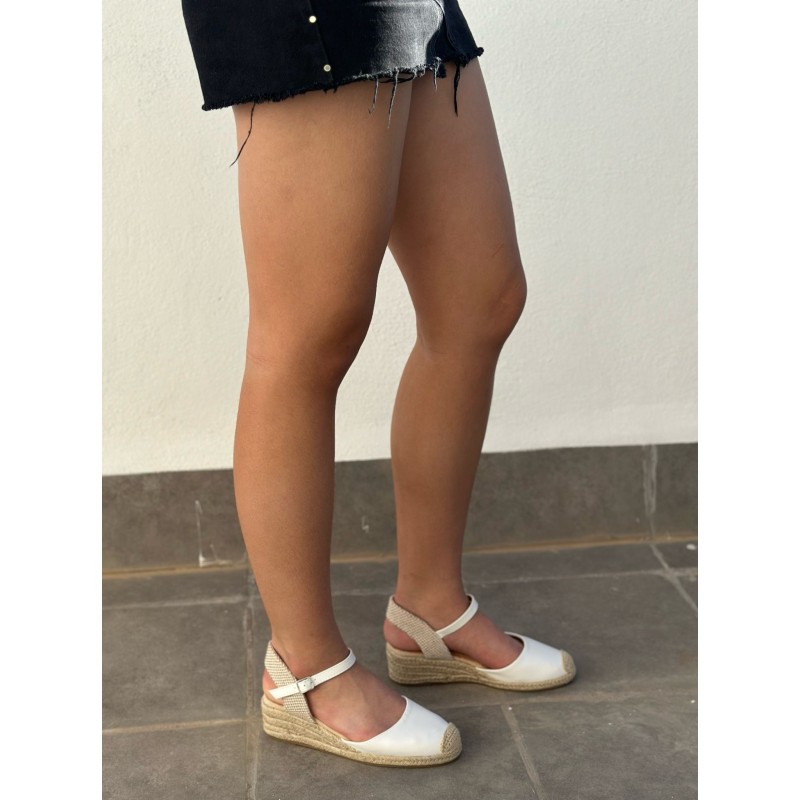 Esparteñas Cuña Baja con Hebilla