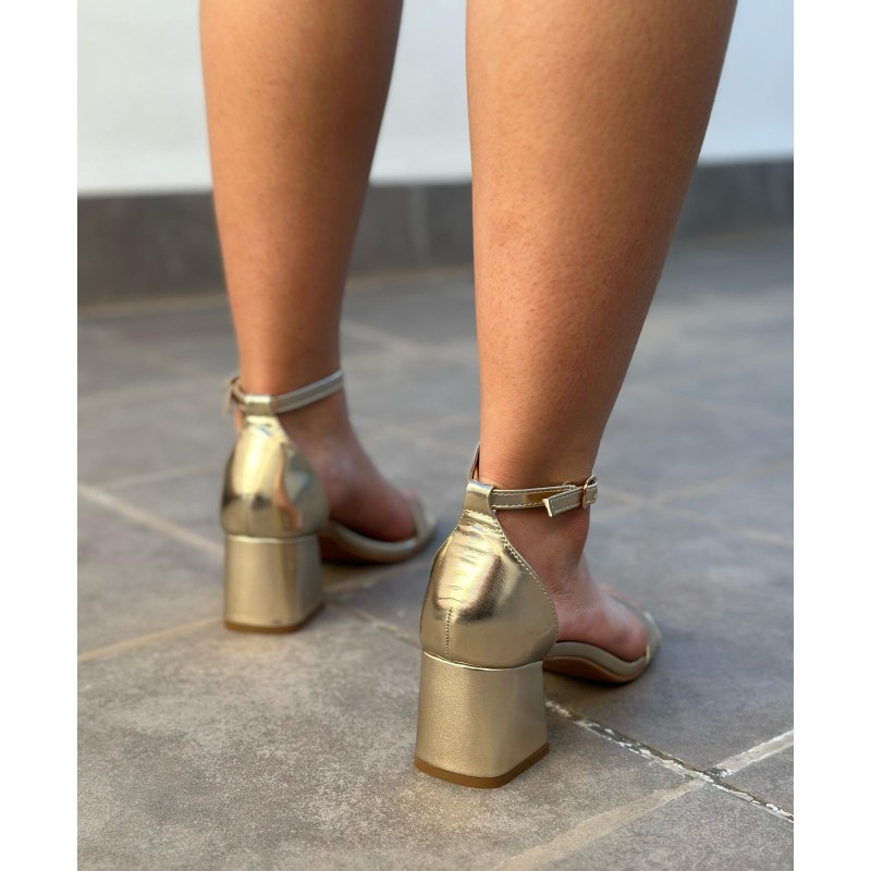 Sandalias Tacón Ancho