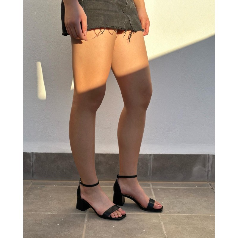 Sandalias Tacón Ancho