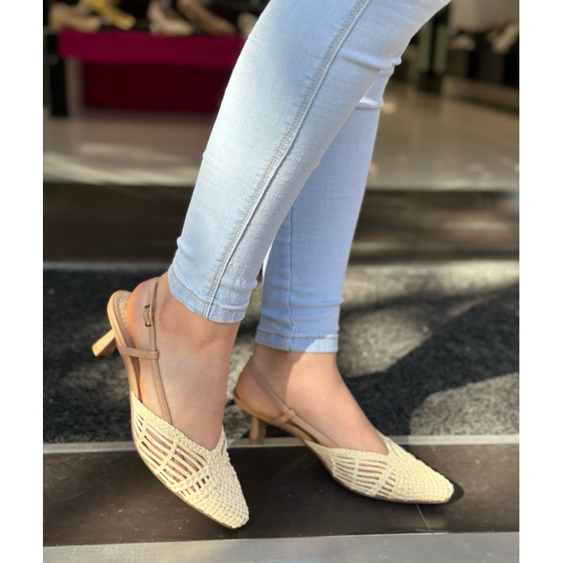 Tacón Corte Trenzado