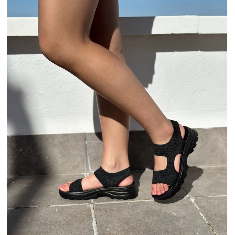 Sandalias Deportivas Negras