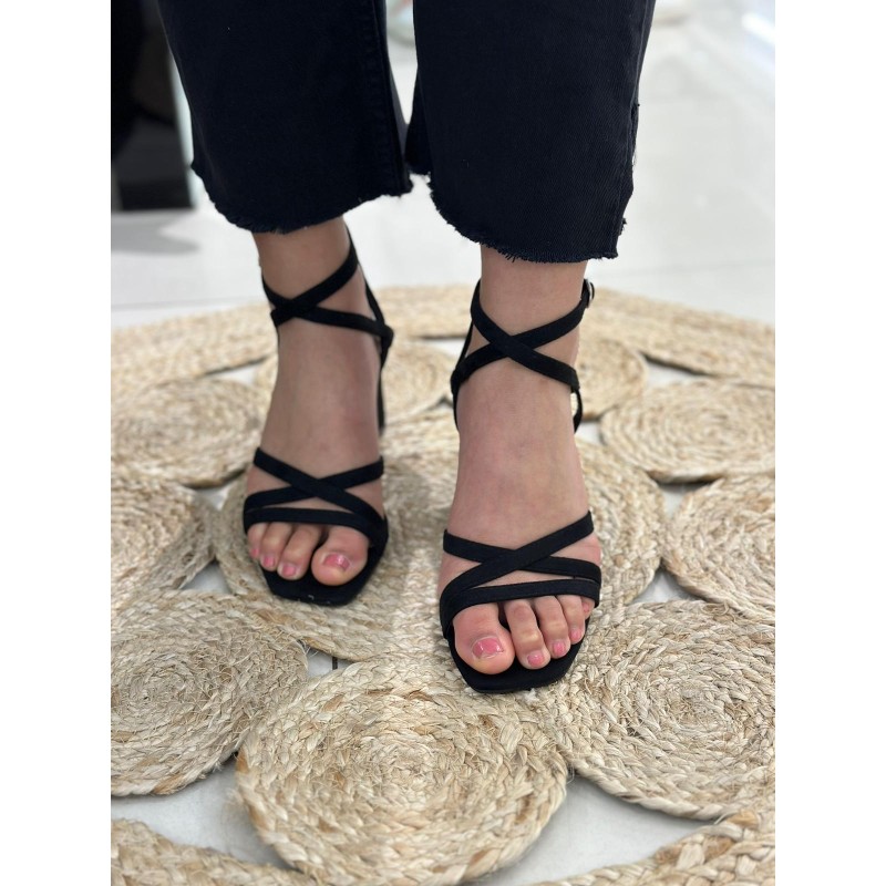 Sandalias de Tacón Bajo