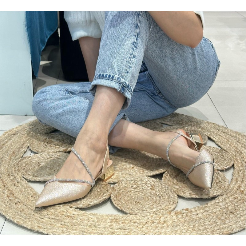 Sandalias de Tacón Bajo 2 Colours