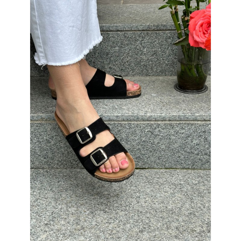 Sandalias Planas Doble Hebilla 3 Colours 2