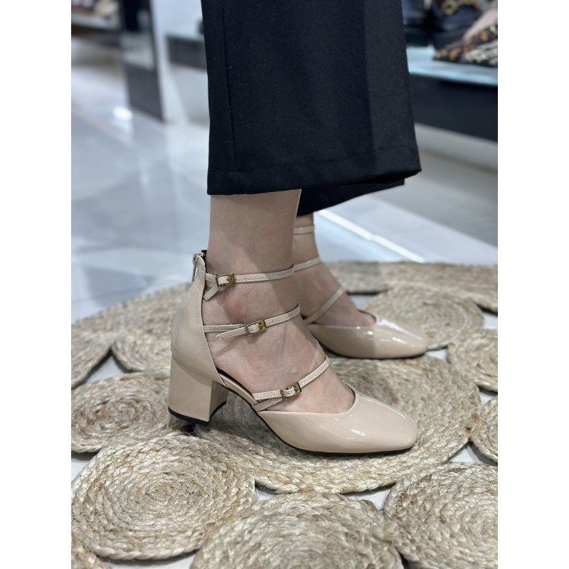 Zapatos Con Tacon Charol 2