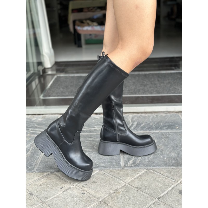 Botas Altas Estilo Combat