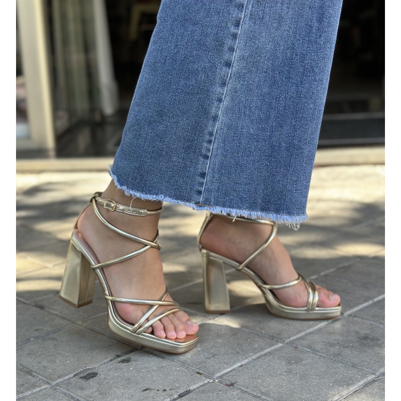 Tacones De Tiras Con Plataforma 2