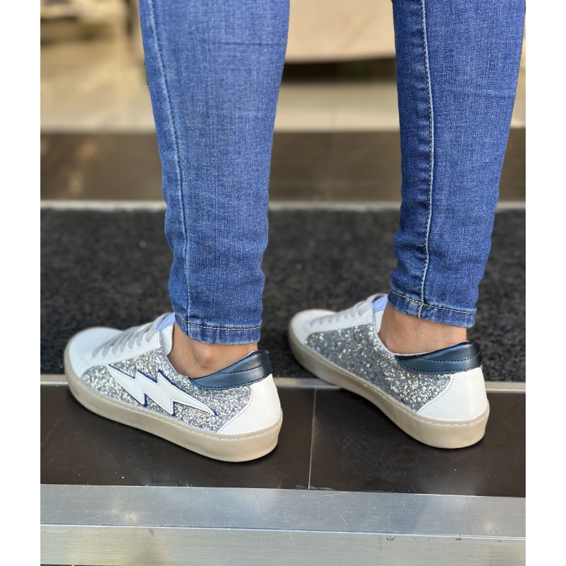 Zapatilla Rayo Con Purpurina Zapatilla Rayo Con Purpurina