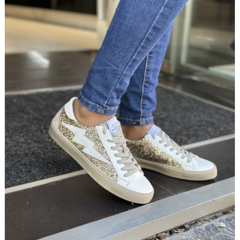 Zapatilla Rayo Con Purpurina