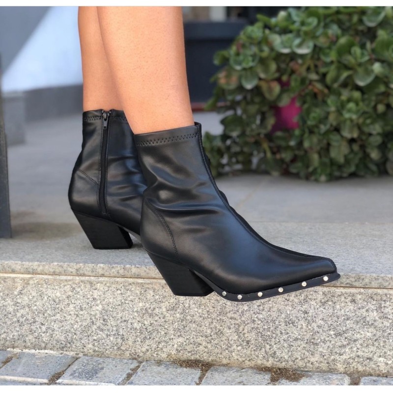 Botín de piel/cuero