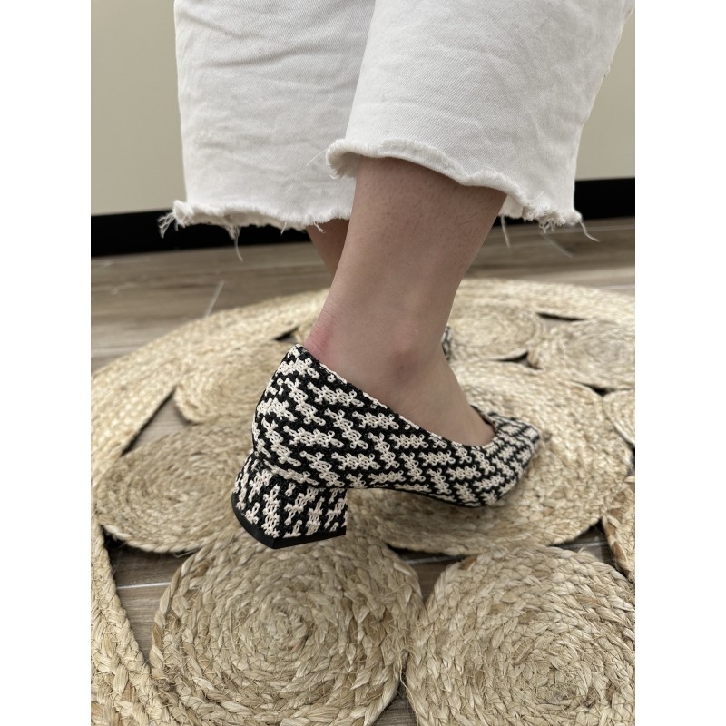 Tacones Bajos Tweed 2