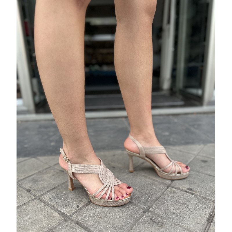 Tacones De Fiesta Con Tiras