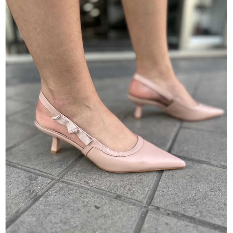 Tacones Bajitos Con Lazo 2