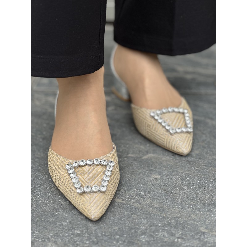 Zapato Tacón Bajo Doble Uso