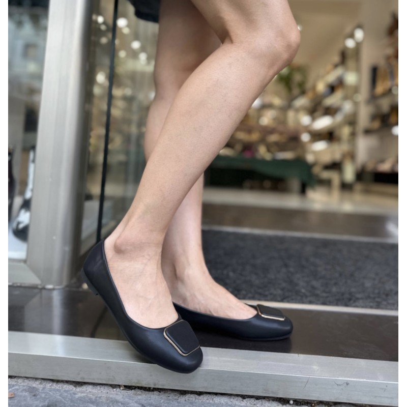 Sabrinas planas con chapa cuadrada 2