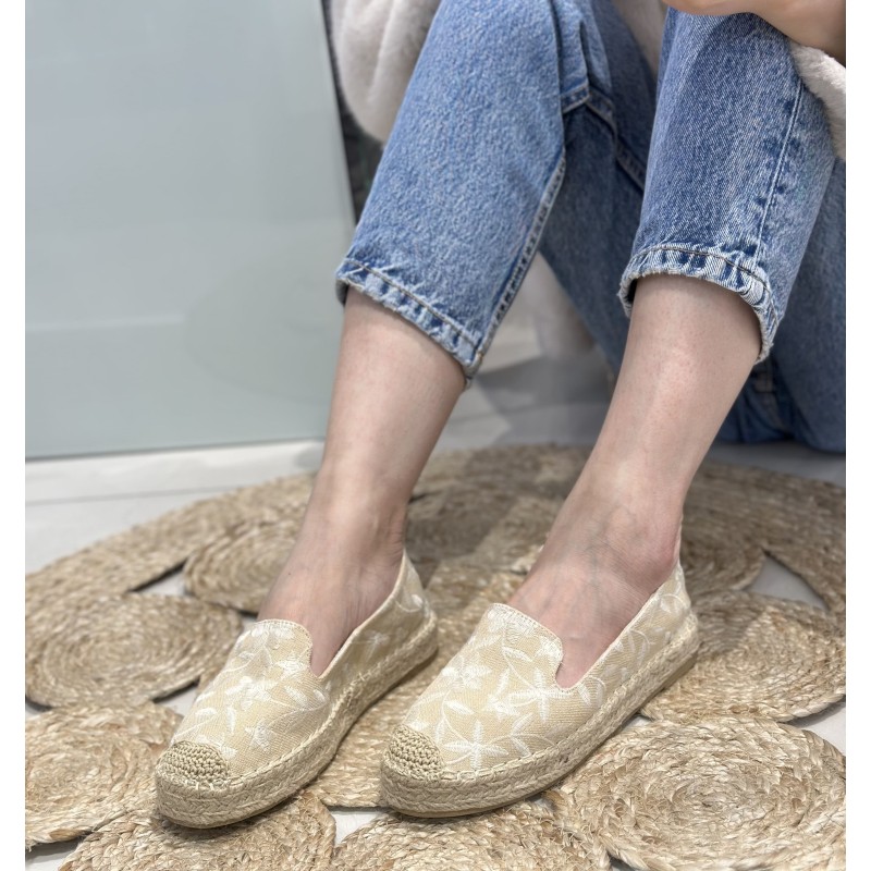 Alpargatas Bordadas Planas