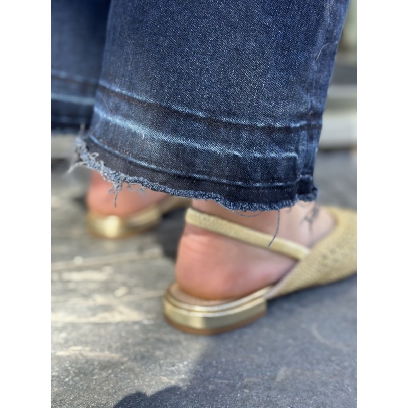 Zapato Calado Slingback Tejido Corina