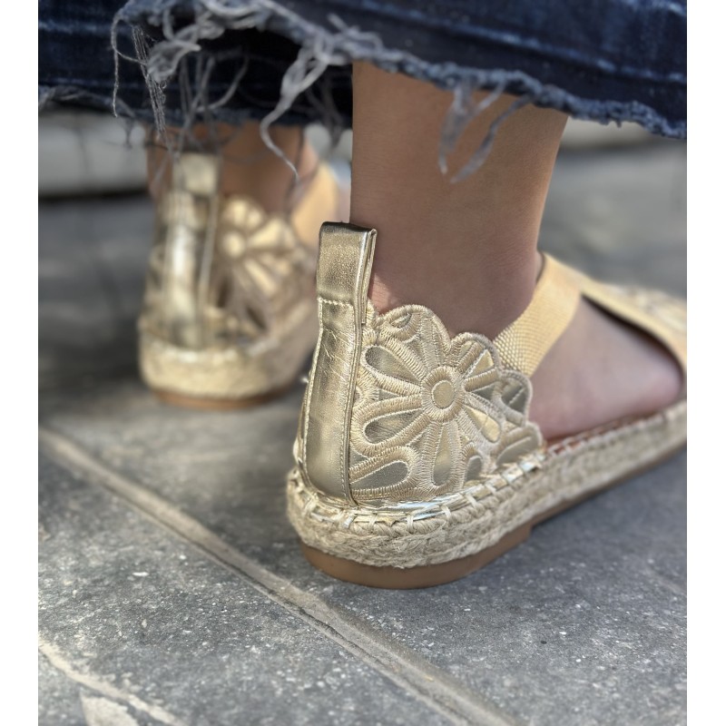 Alpargata Con Diseño Floral