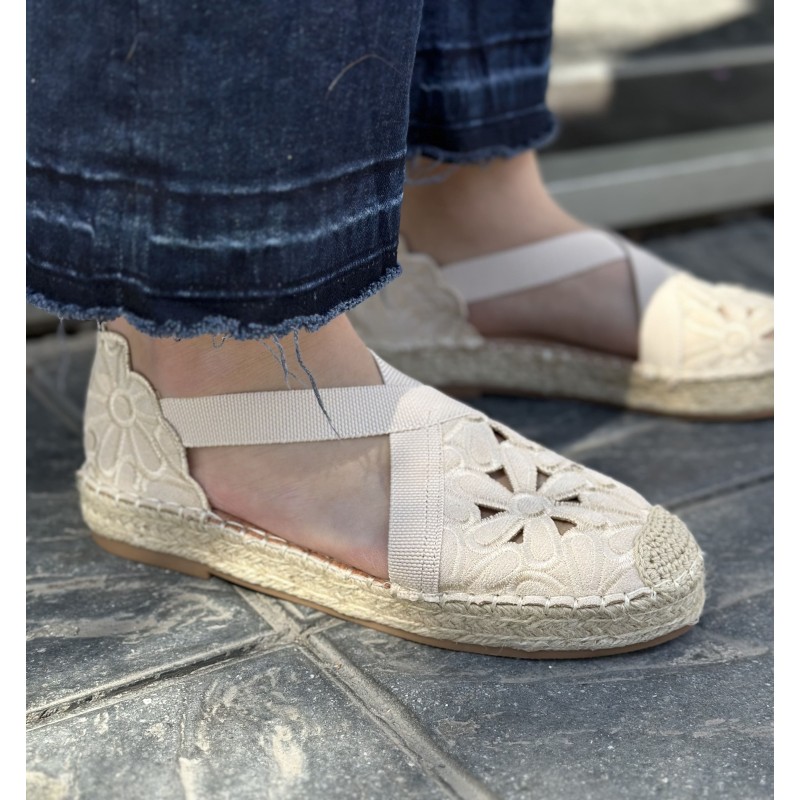 Alpargata Con Diseño Floral