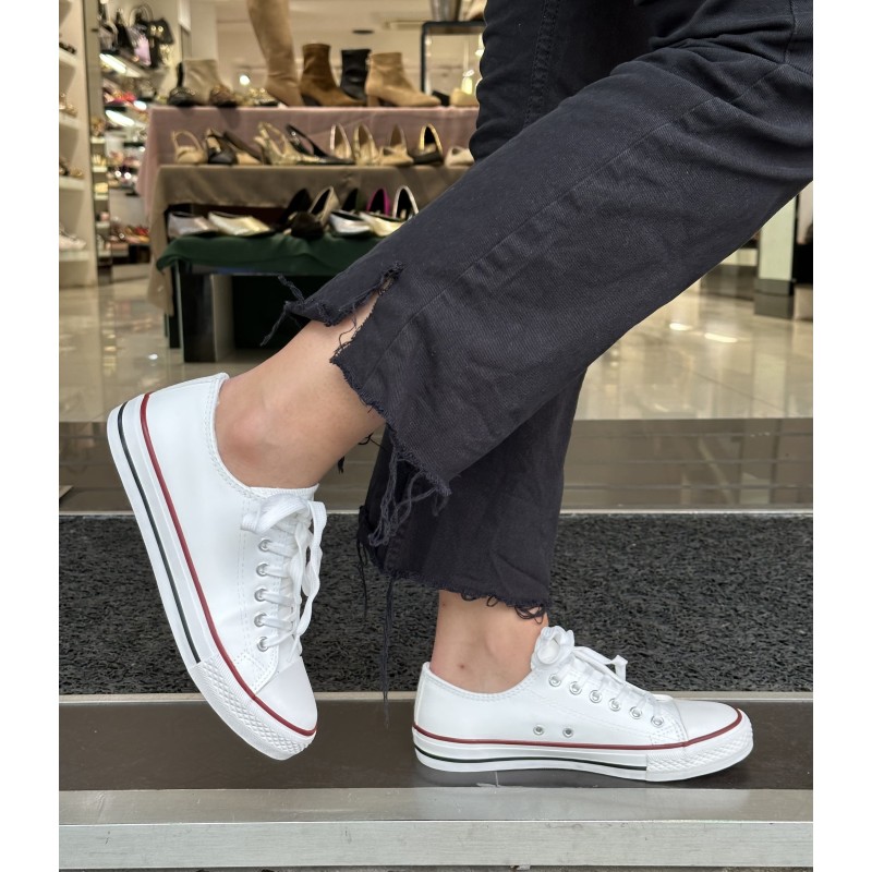 Zapatillas de material sintético suela normal