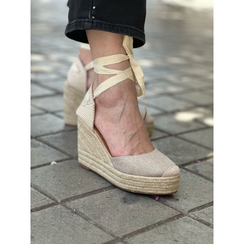 Alpargatas con Cuña Alta para Atar 2