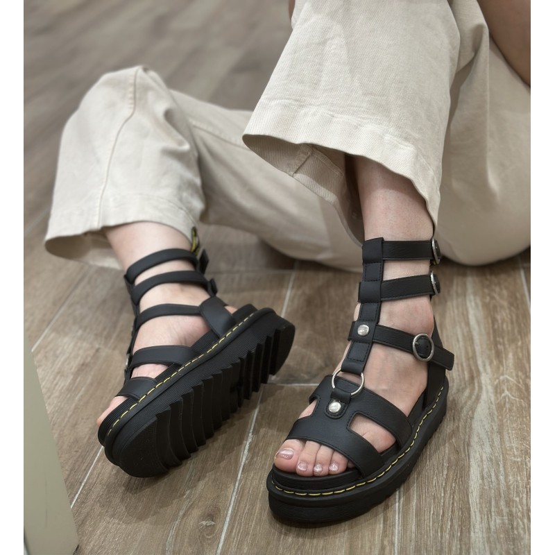 Sandalias Estilo Gladiador Con Plataforma