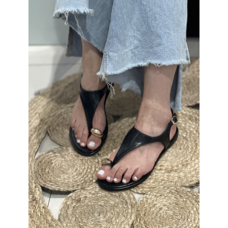 Sandalias Con Diseño De Anillos