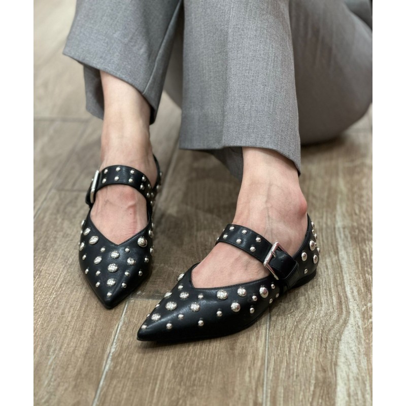 Zapatos Perlas Metálicas -Corina M5635 2