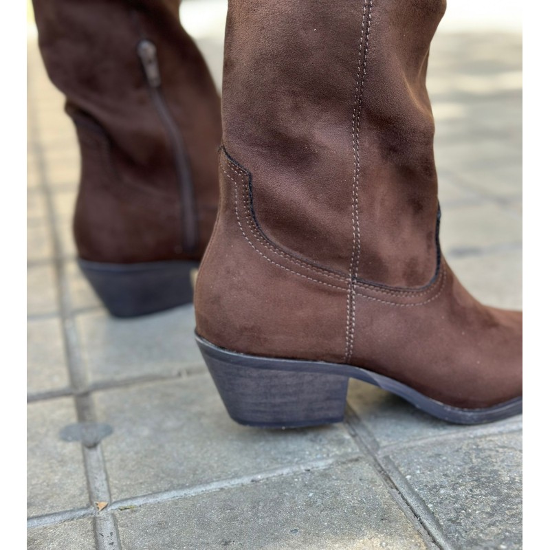Botas Altas Estilo Western    Corina...