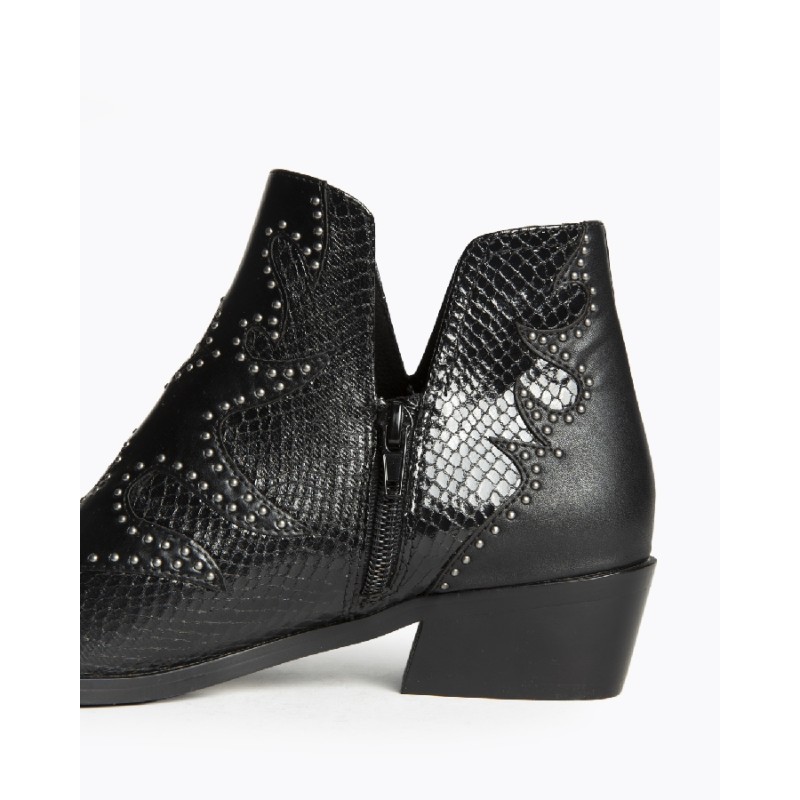 Botín Estilo Cowboy Snake - Corina M5792