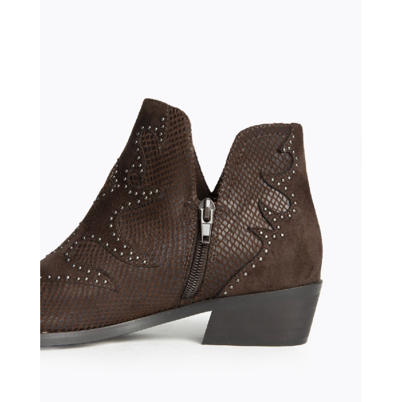 Botín Estilo Cowboy Snake - Corina M5792