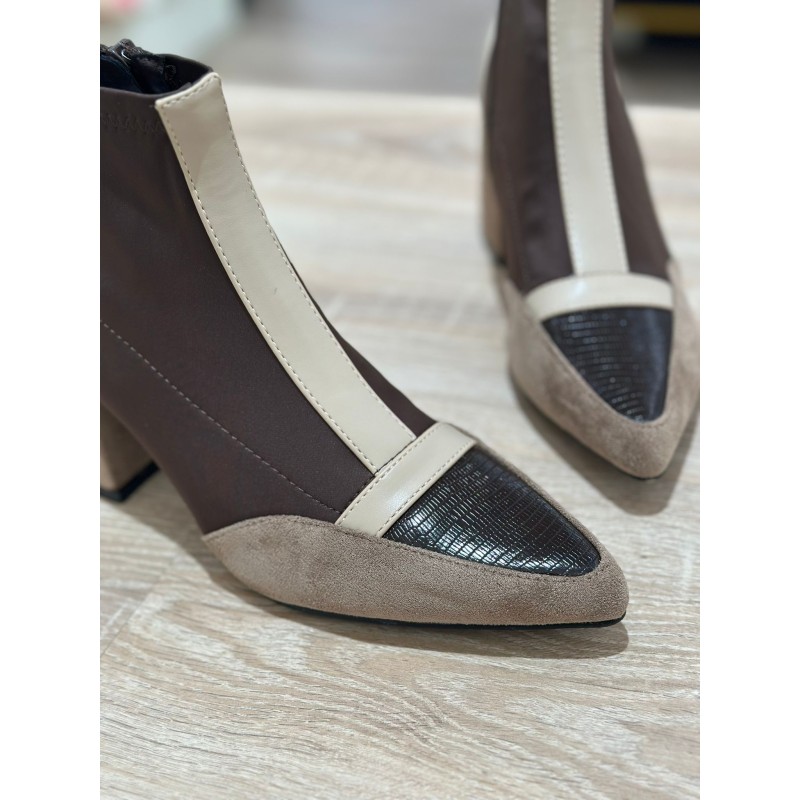 Botines Elegantes "Color Block"