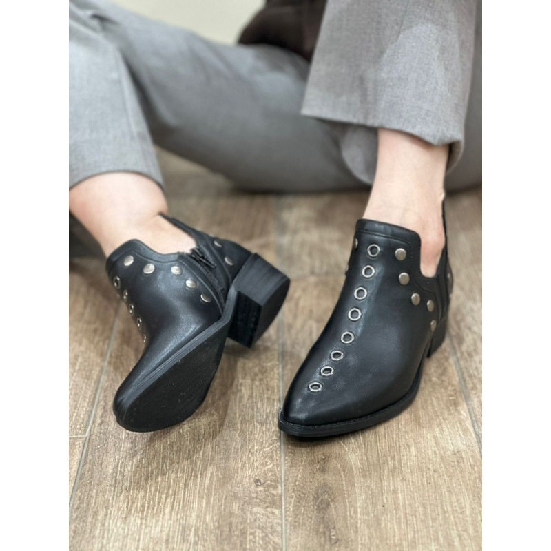 Botines Caña Baja Estilo Cowboy 2