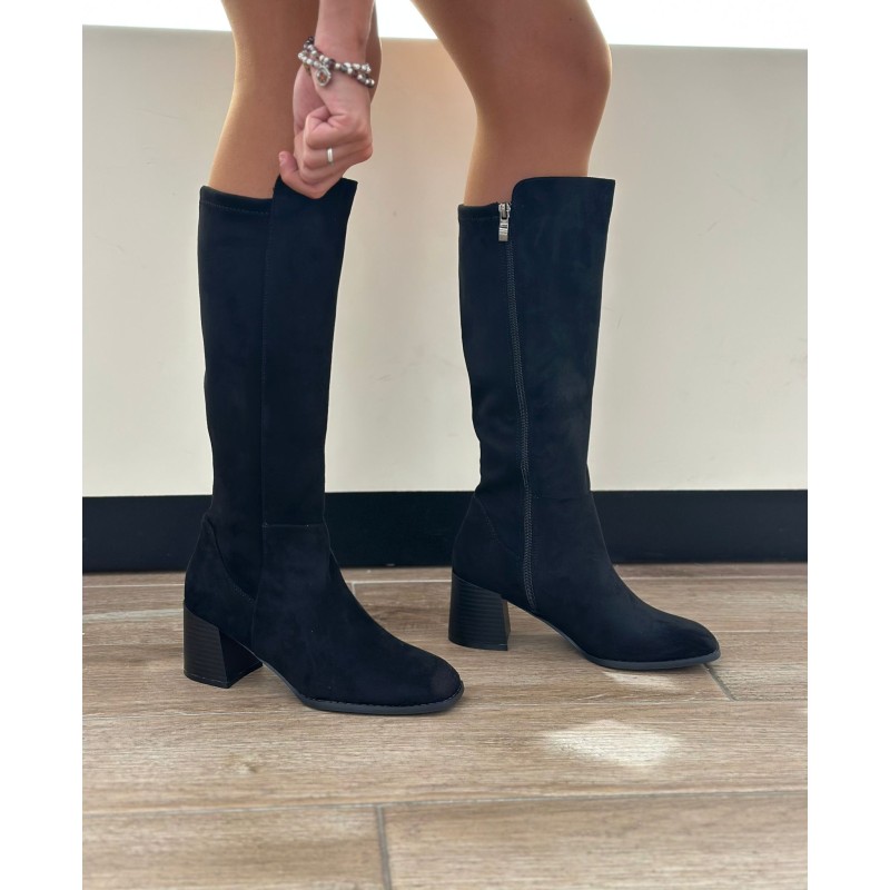 Botas Altas De Gamuza