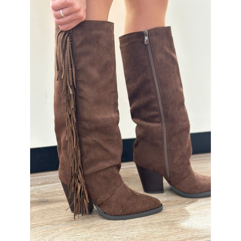 Botas Altas Con Flecos 2