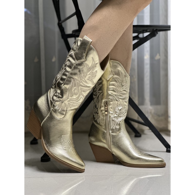 Botas gold estilo cowboy