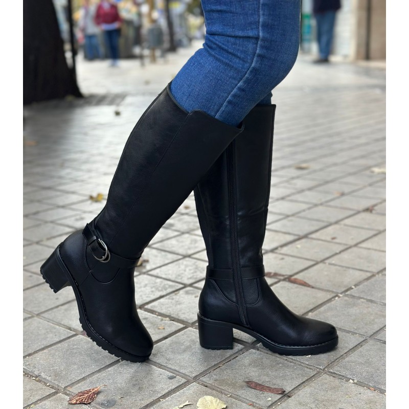 Botas Largas Estilo Ecuestre