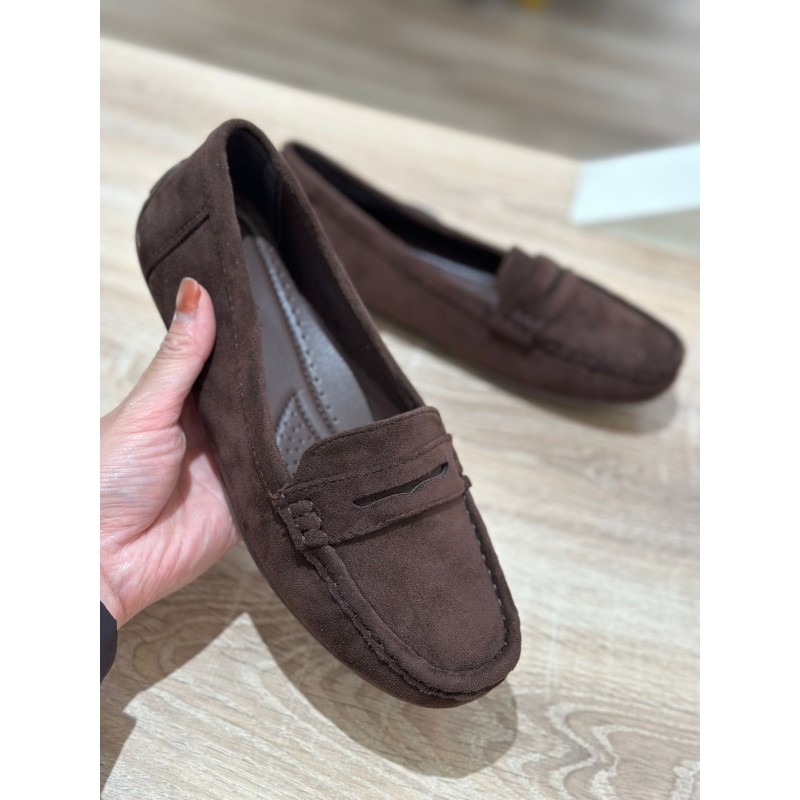 Mocasín Clásico De Gamuza