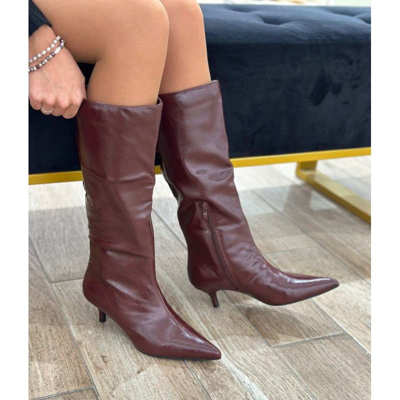 Botas  De Tacón Bajo