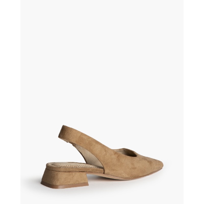 Sandalia De Tacón Bajo Cuadrado...