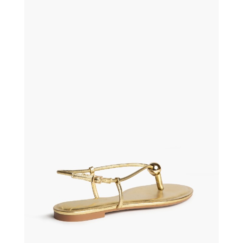 Sandalia Plana Corte De Tiras Finas  - Corina M6456