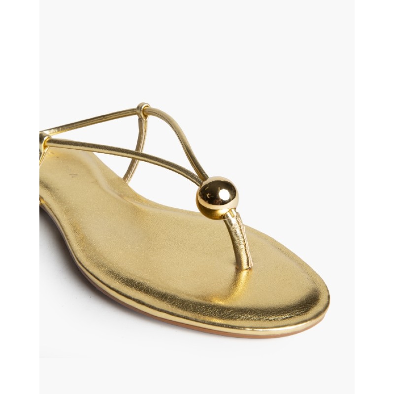 Sandalia Plana Corte De Tiras Finas  - Corina M6456